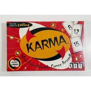 SET Enterprises Karma Card Game Unisex OS Red Award Winning Party Game
